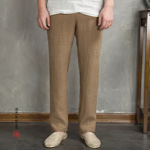 Cosmo loose lenin pants