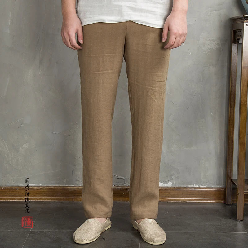 Cosmo loose lenin pants