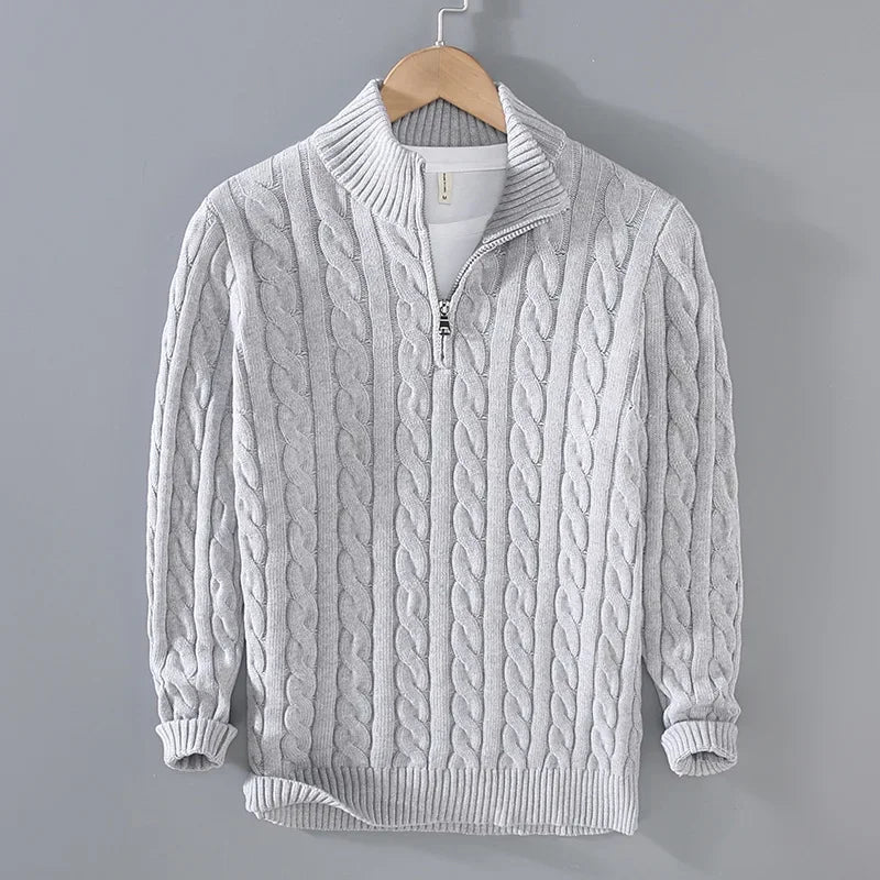 Kingsmen Half Knitted Sweater