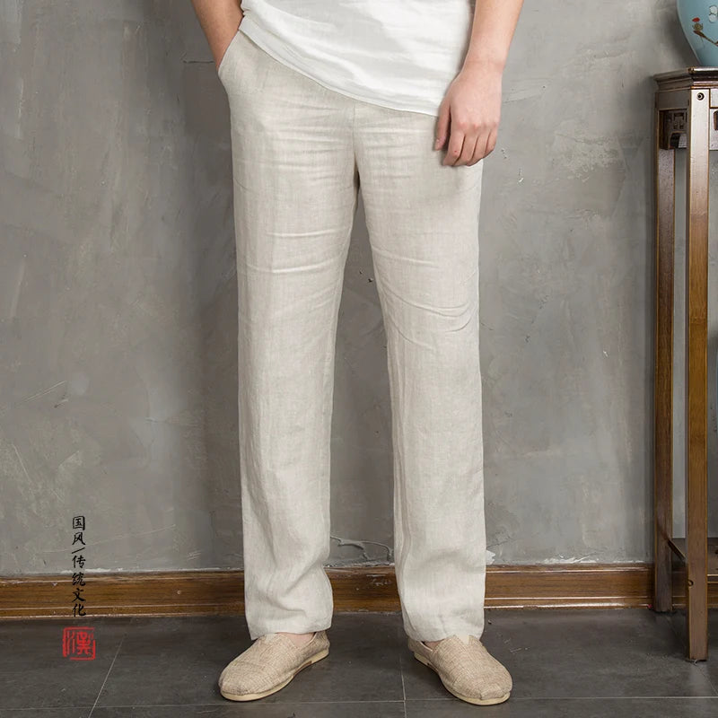 Cosmo loose lenin pants