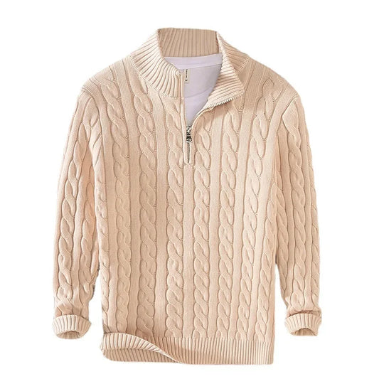 Kingsmen Half Knitted Sweater