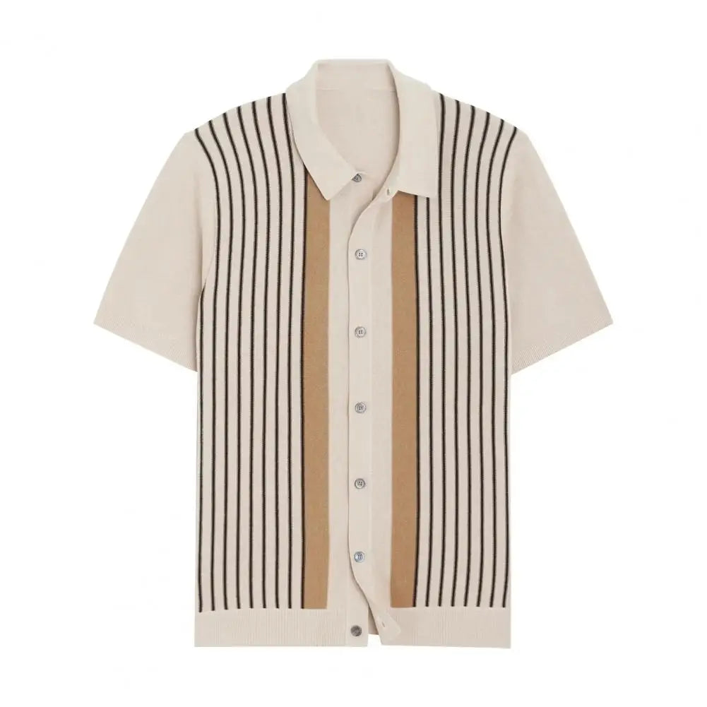 Cardigan Short-sleeve Shirt