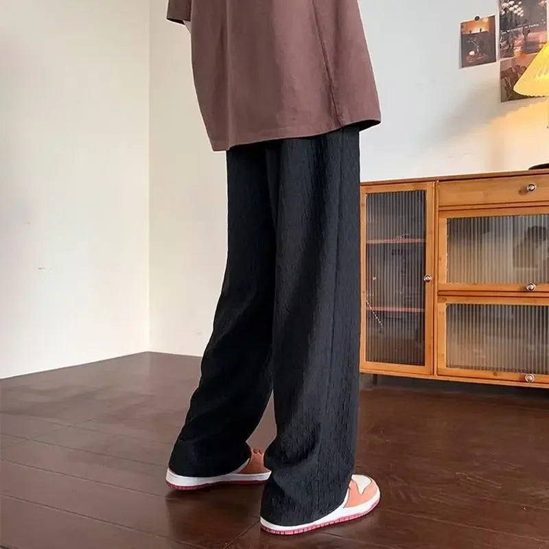 Jacquard Diamond Grid Pants