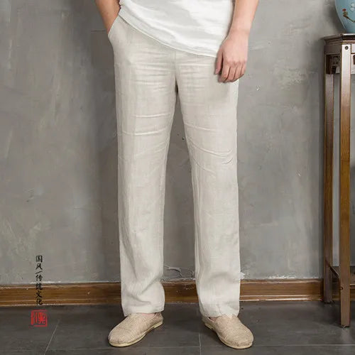 Cosmo loose lenin pants