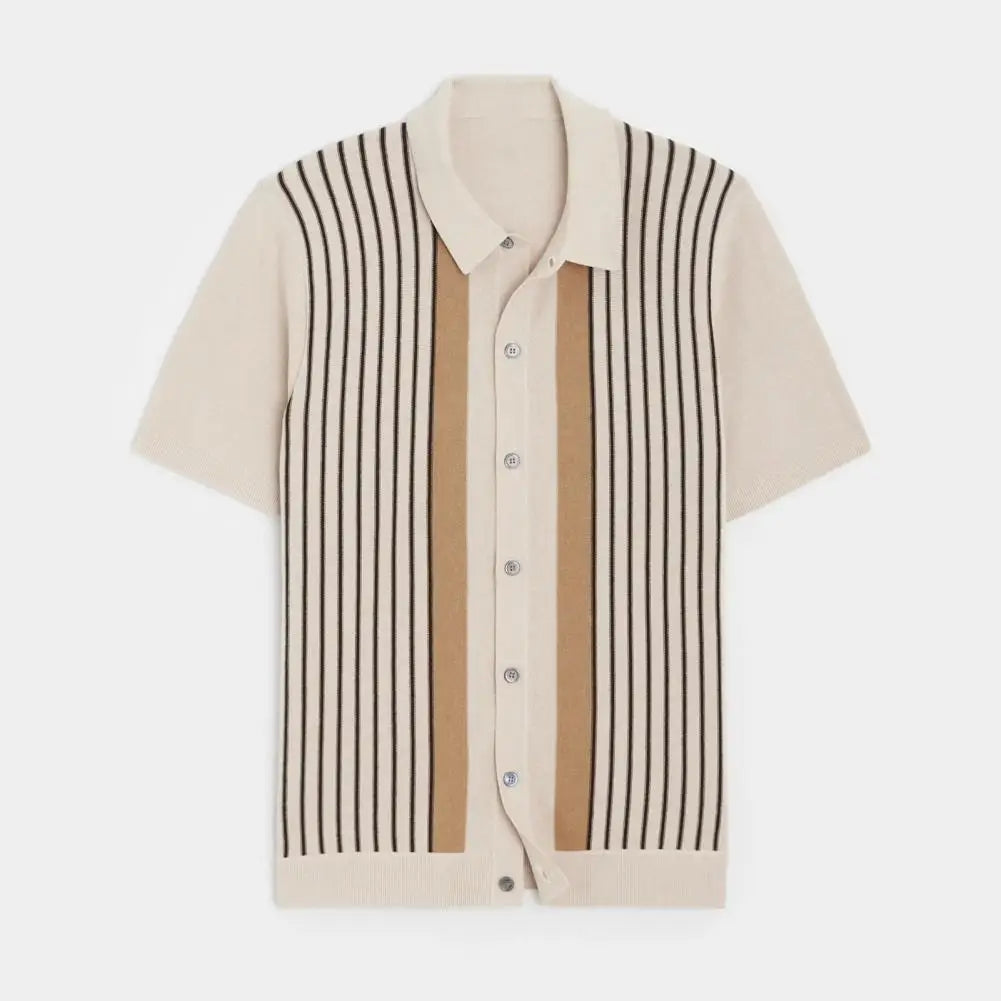 Cardigan Short-sleeve Shirt